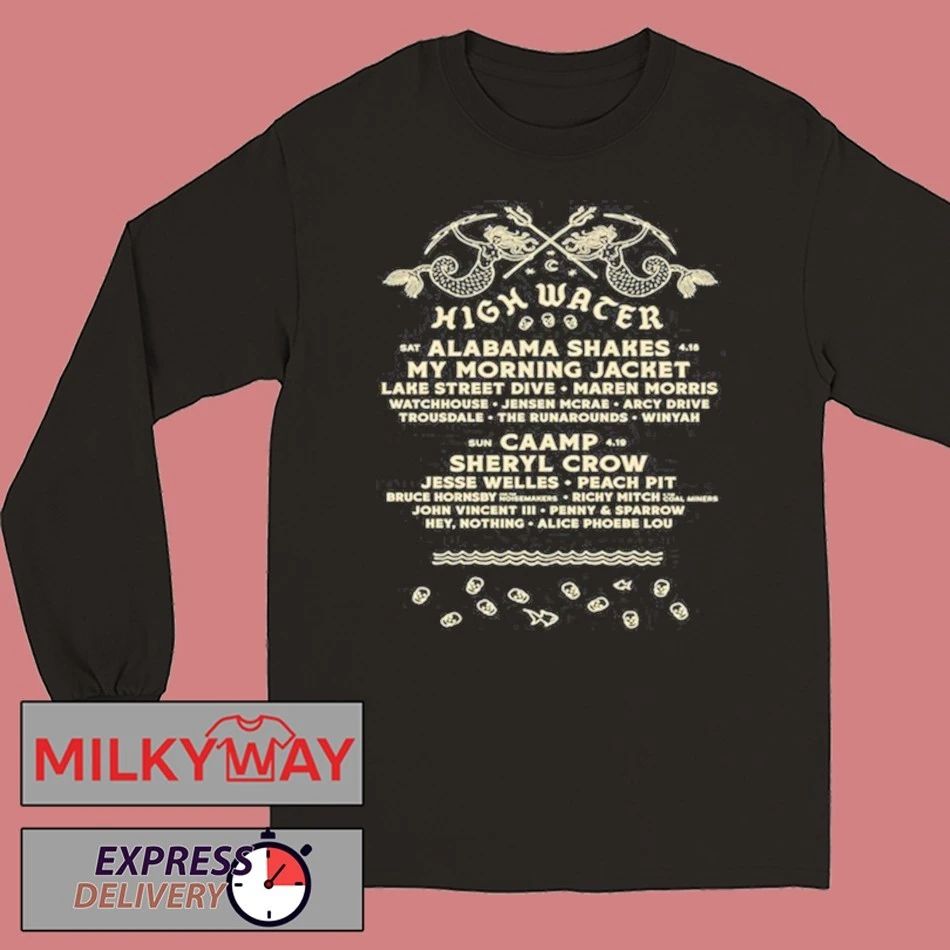 Limited 2026 High Water Mermaid Lineup TOUR T-Shirt