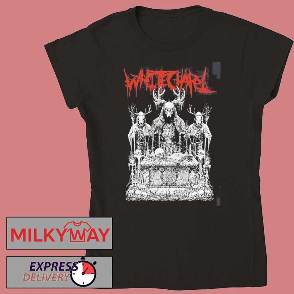 Whitechapel North America Tour 2026 Venue Merch Tee Graphic With Dates Back Two Sided T-Shirt