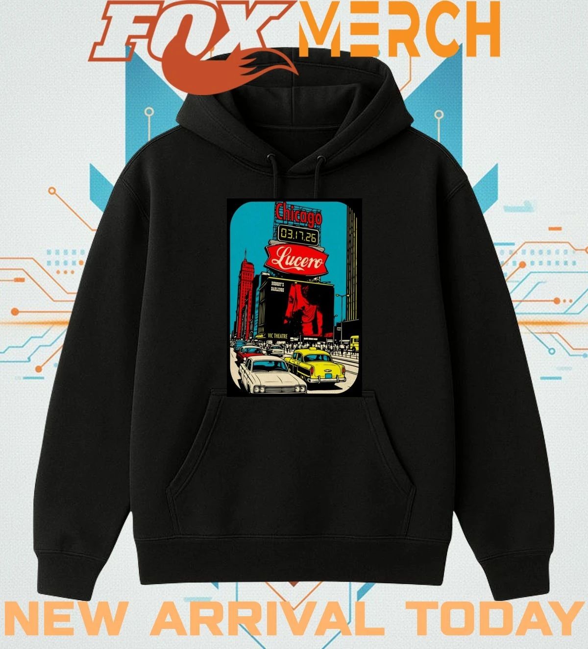 Lucero Tour Chicago IL On mar 17 2026 poster t-shirt