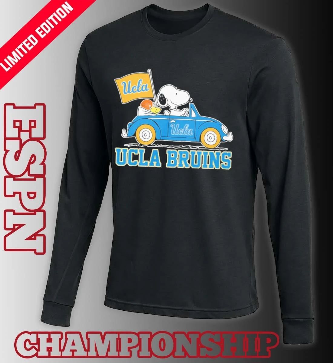 The Peanuts X Ucla Bruins Women’s Basketball Driving Car Shirt