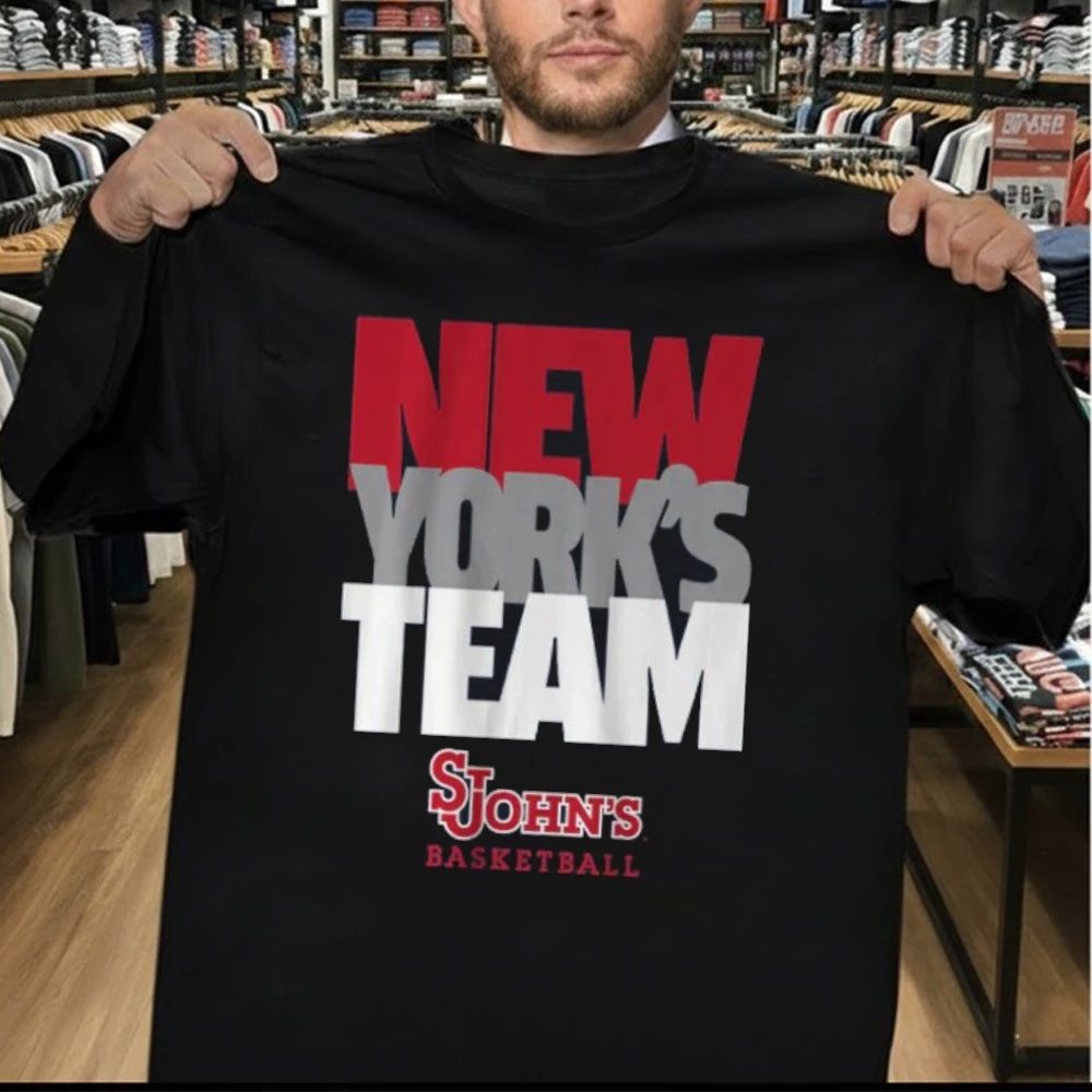 St. John’s Basketball New York’s Team Text Stack Shirt
