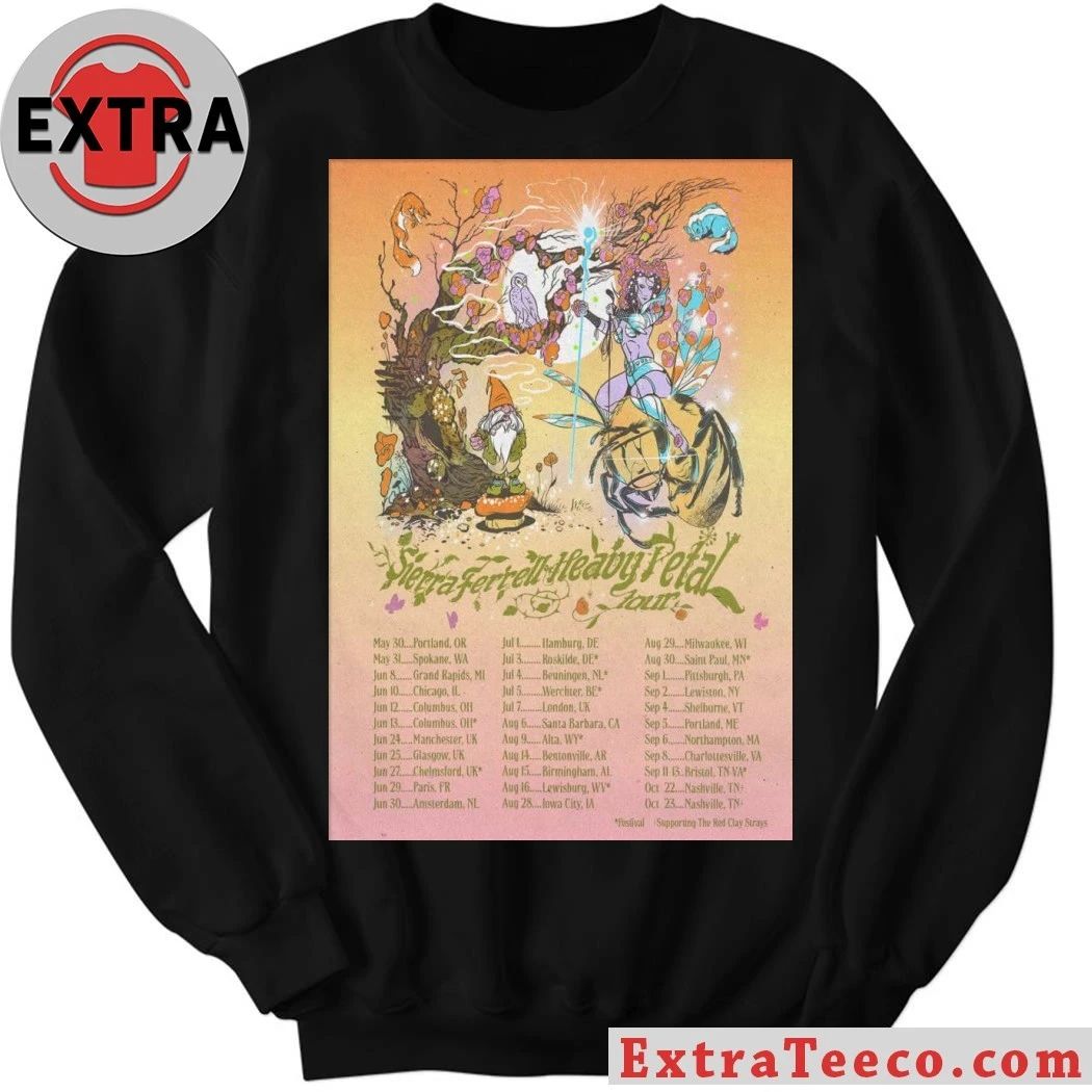 Sierra Ferrell 2026 The Heavy Petal Concert Poster Shirt