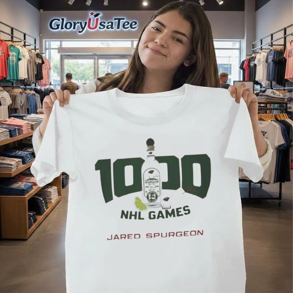 Jared Spurgeon 1000 nhl Games Shirt