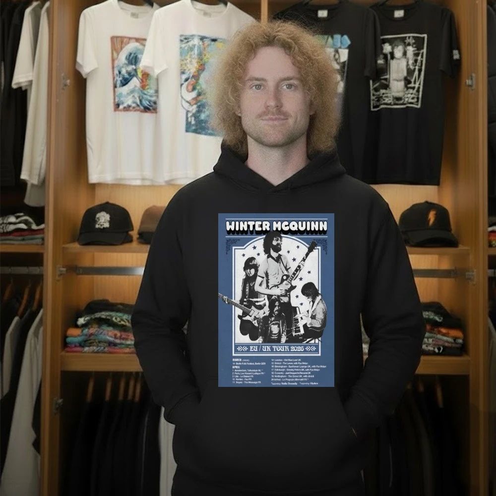 Winter McQuinn EU-UK Tour 2026 Poster Shirt