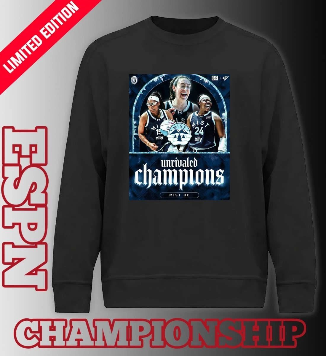Mist BC Basketball 2026 Unrivaled Champions Poster T-Shirt