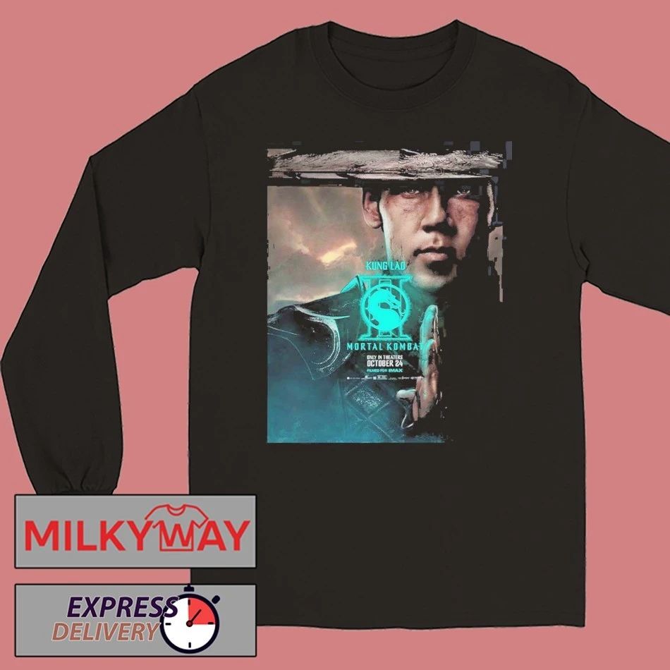 Mortal Kombat II Movie Exclusive Kung Lao Character Poster T-Shirt