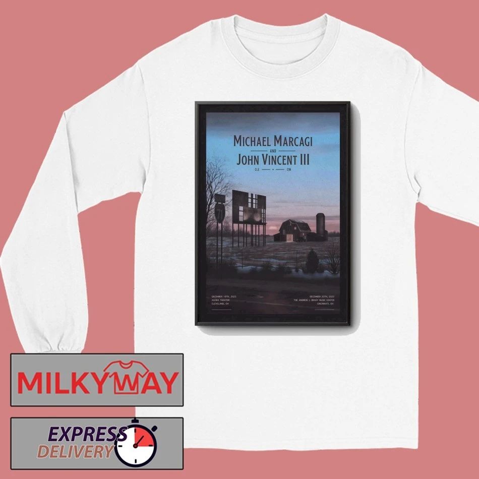 Michael Marcagi And John Vincent Cleveland OH 12 19-12 20 2025 Poster shirt