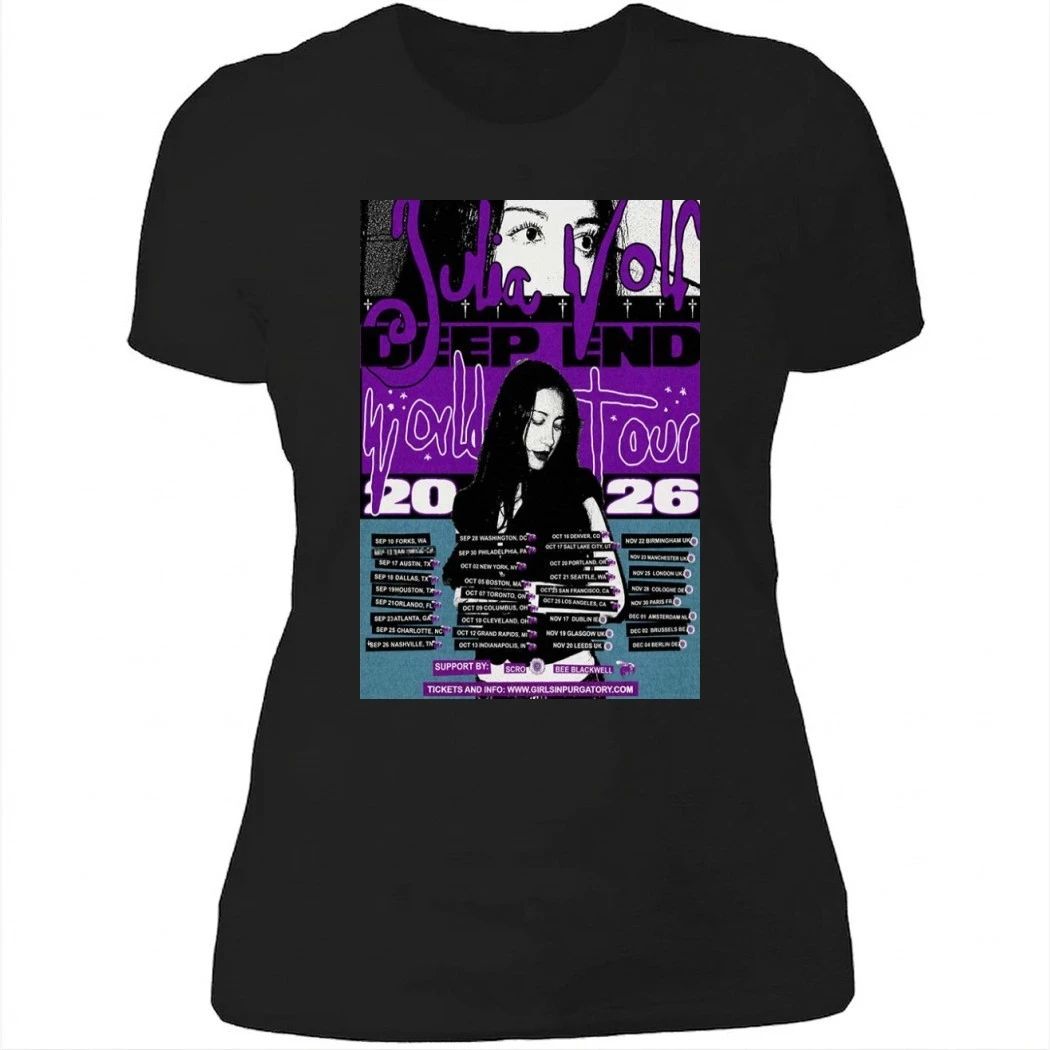 Julia Wolf Tour 2026 Poster Shirt