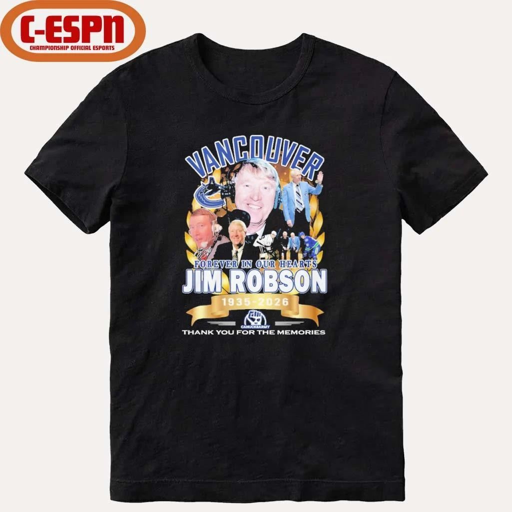 Vancouver Forever In Our Hearts Jim Robson 1935-2026 Shirt
