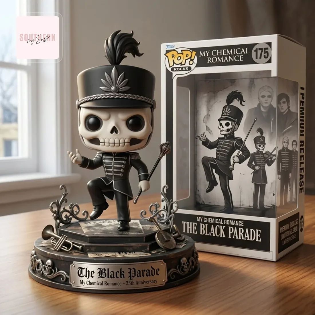 My Chemical Romance The Black Parade 25th Anniversary Pop Figure Doll