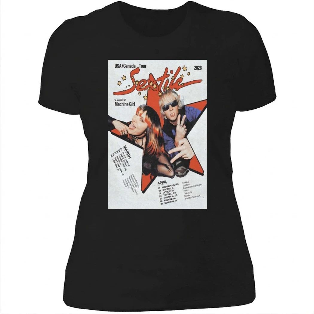 SEXTILE USA And Canada 2026 Tour Shirt