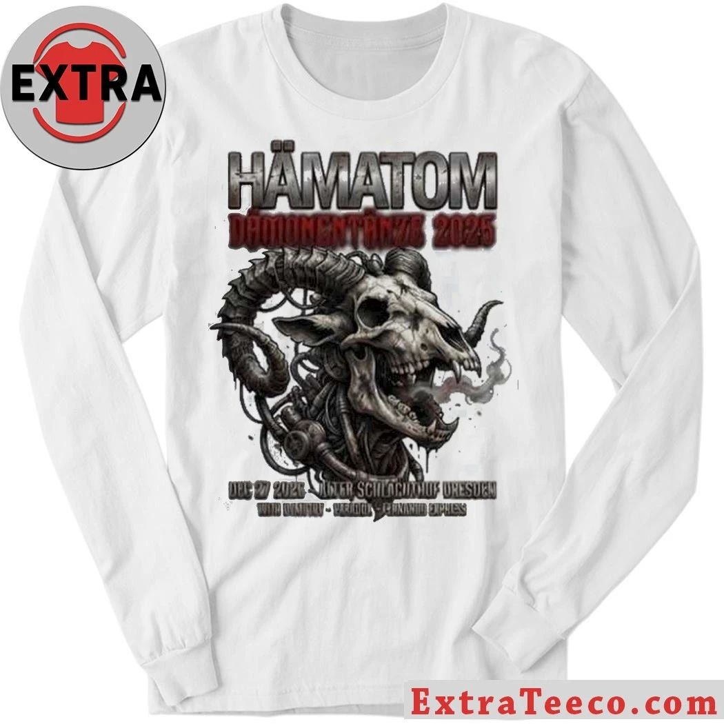 Hämatom’s Dämonentanze tour will take place in December 2025 in German cities such as Dresden, Kiel, and Cologne Shirt