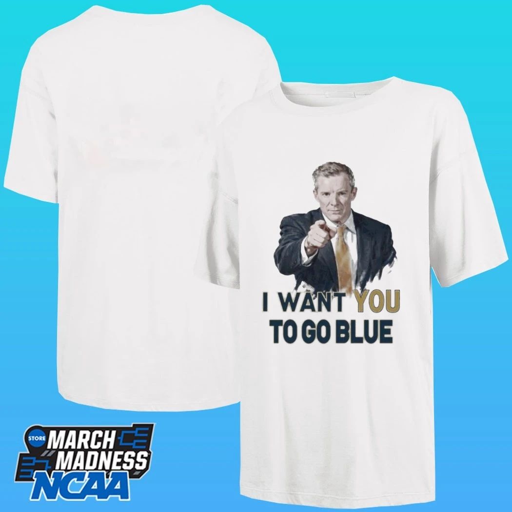 Michigan Basketball Dusty May I Want You To Go Blue Shirt