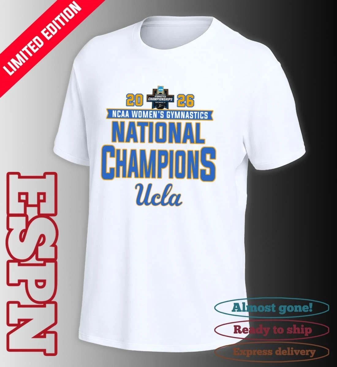 Ucla Bruins 2026 NCAA Women’s Gymnastics National Champions T-Shirt