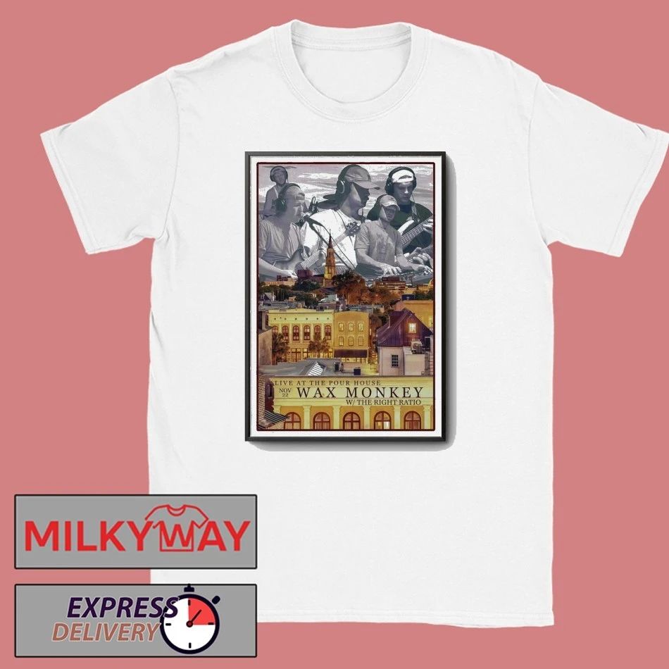 Wax Monkey Nov 22 2025 In Charleston SC Poster shirt