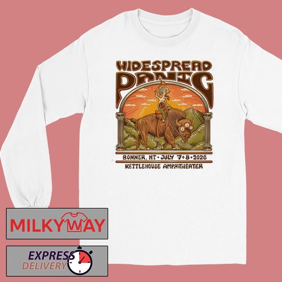 Widespread Panic 7 7-7 8 2026 Bonner MT Shirt