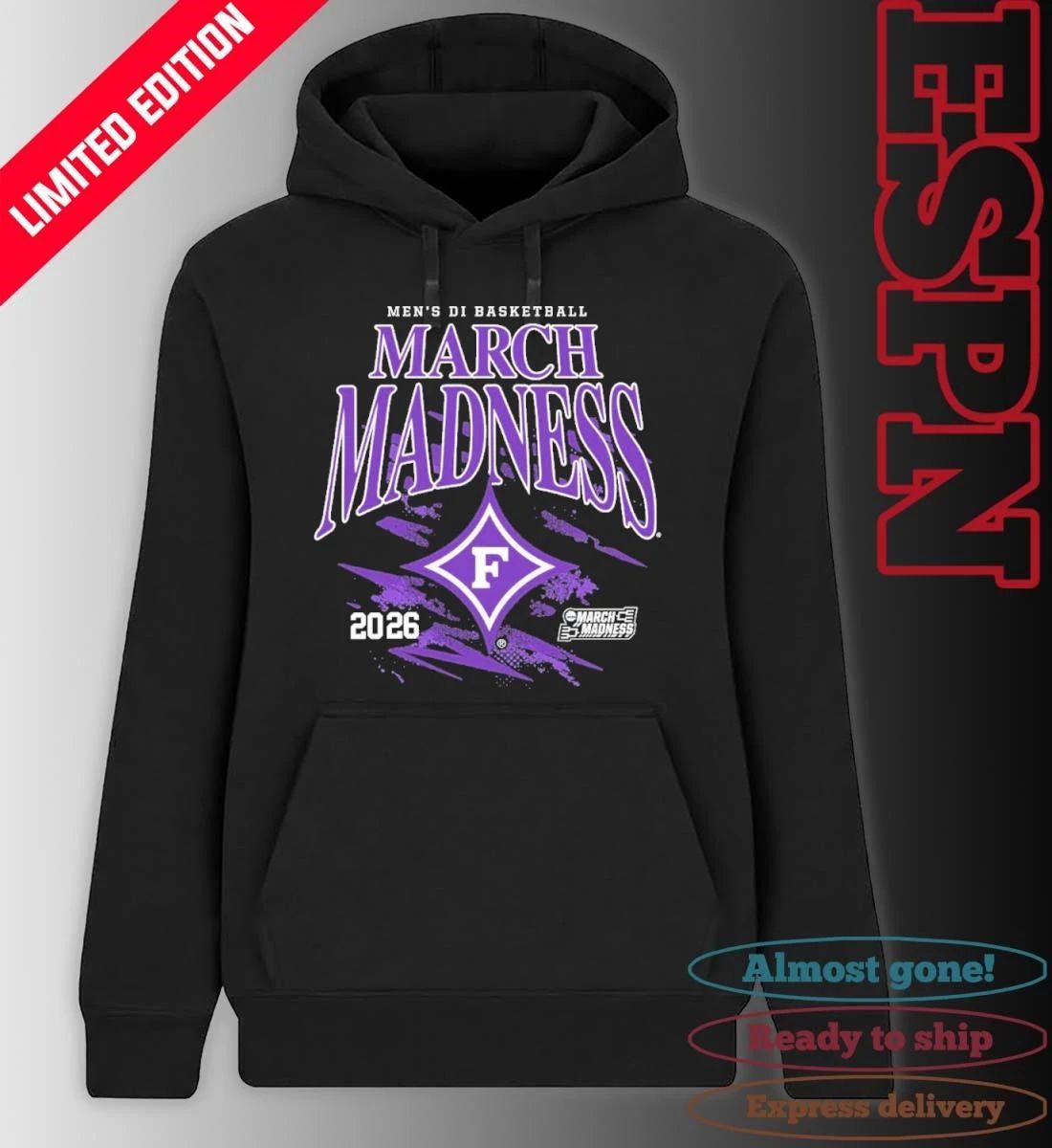 Furman University Men’s Basketball 2026 NCAA March Madness Bound T-Shirt