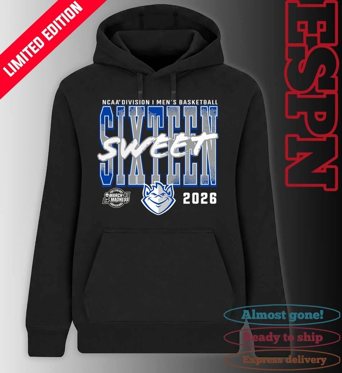 Saint Louis Billikens 2026 NCAA Men’s Basketball Tournament March Madness Sweet 16 T-Shirt