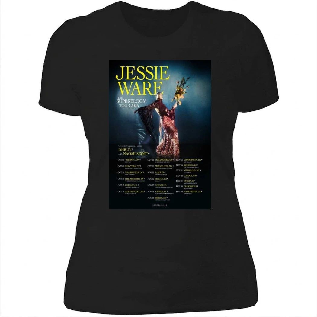 Jessie Ware Fall Tour Poster 2026 Shirt