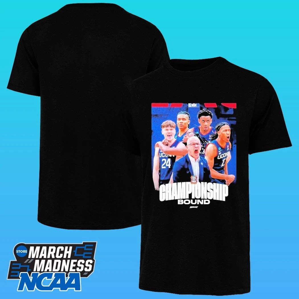 Uconn Huskies Men’s Basketball Championship Bound 2026 Ncaa Final Four In Indianapolis Shirt