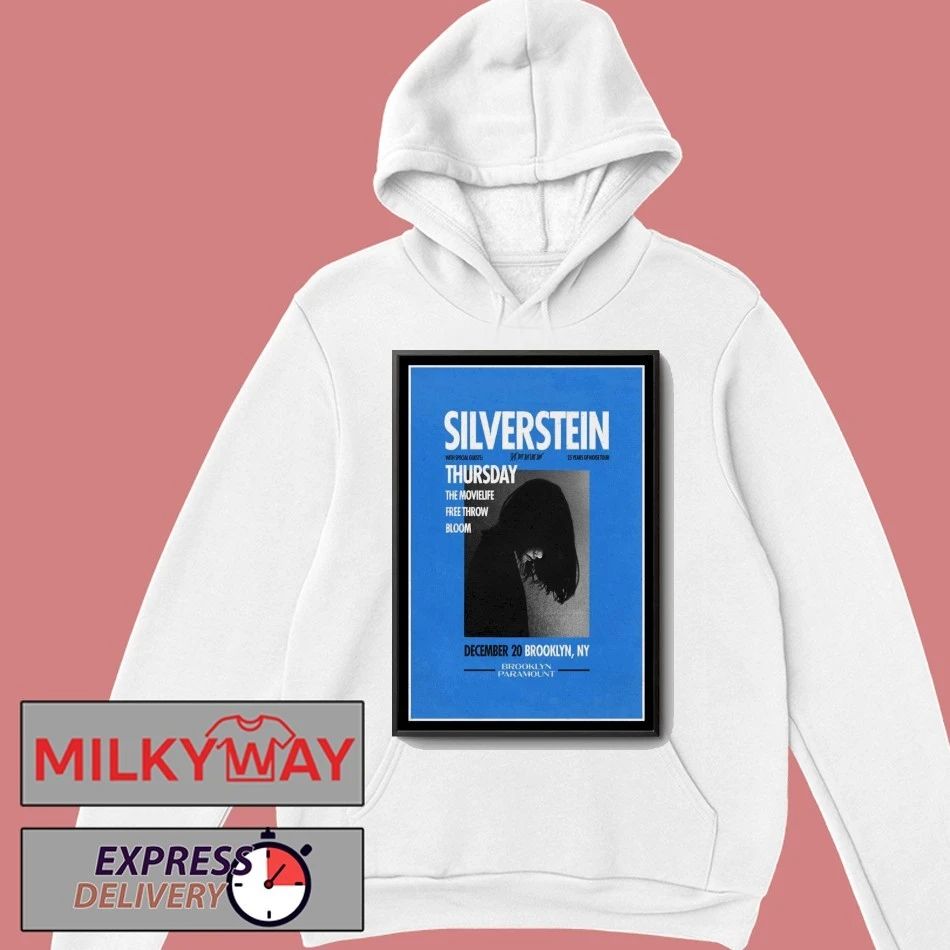 Silverstein Brooklyn NY Concert Poster shirt