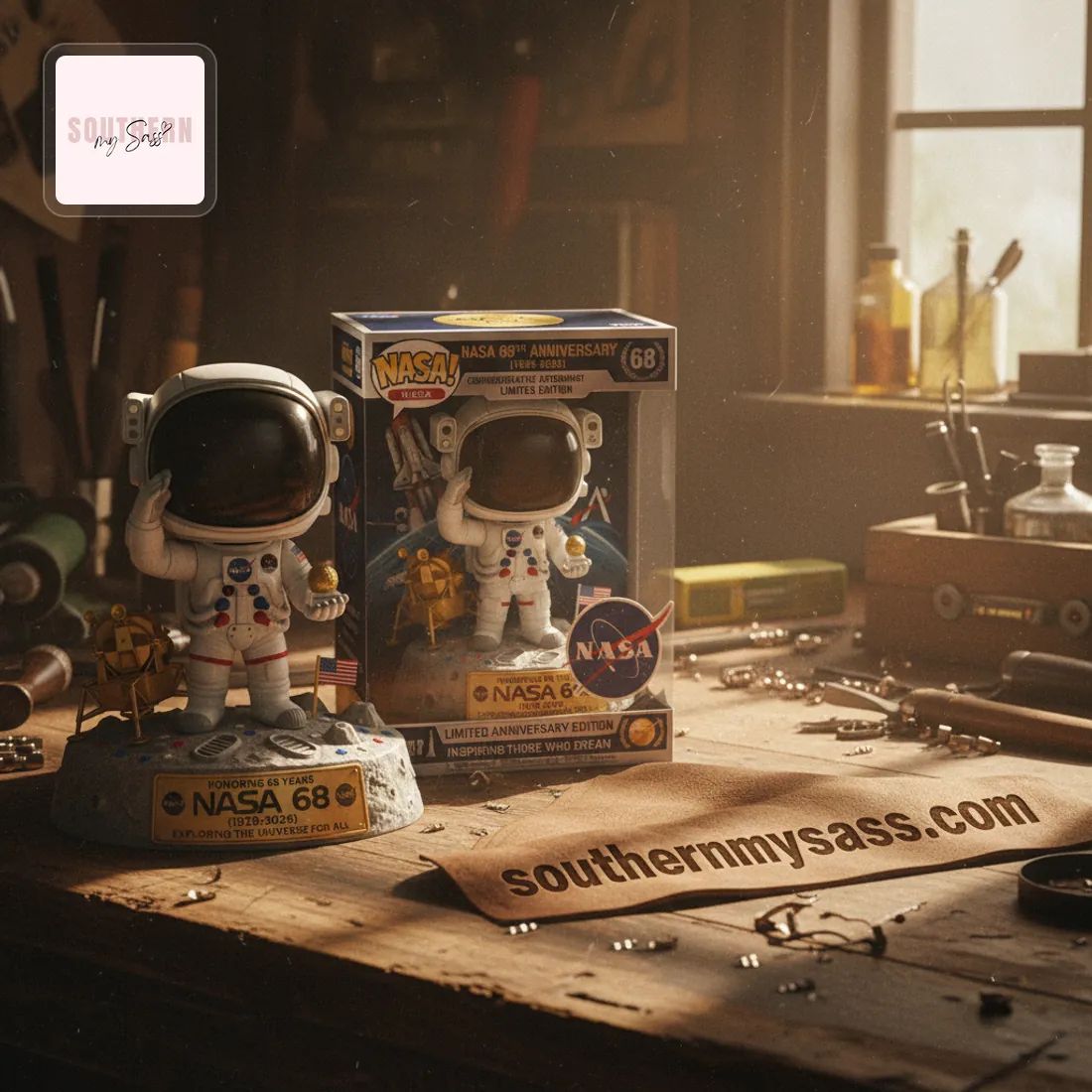 NASA 68th Anniversary Commemorative Limited Edition Astronaut Funko Pop Figure Doll
