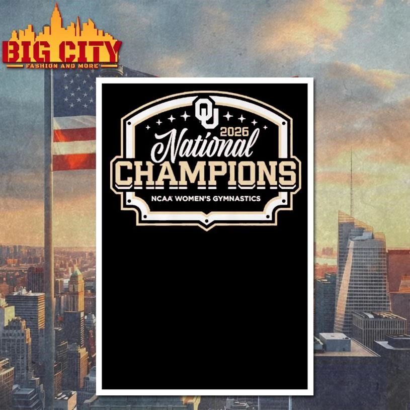 Oklahoma Women’s Gymnastics 2026 National Champions NCAA Shirt