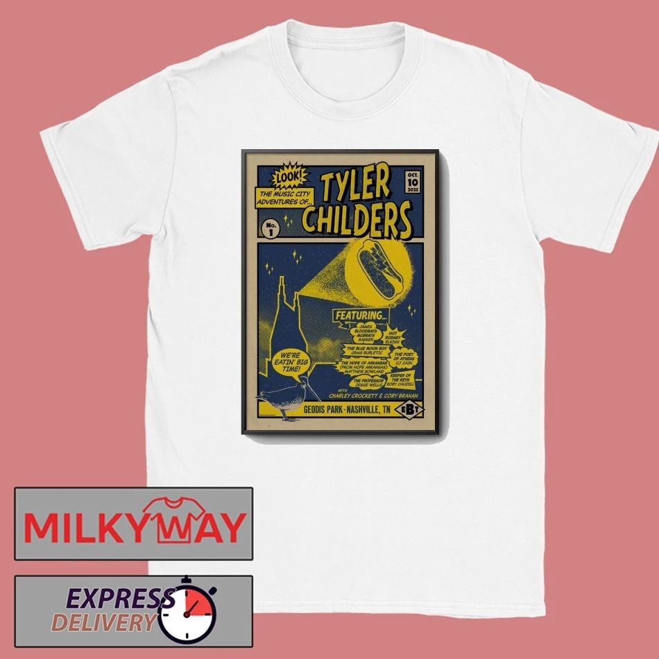 Tyler Childers Nashville TN, October 10 2025 Poster shirt