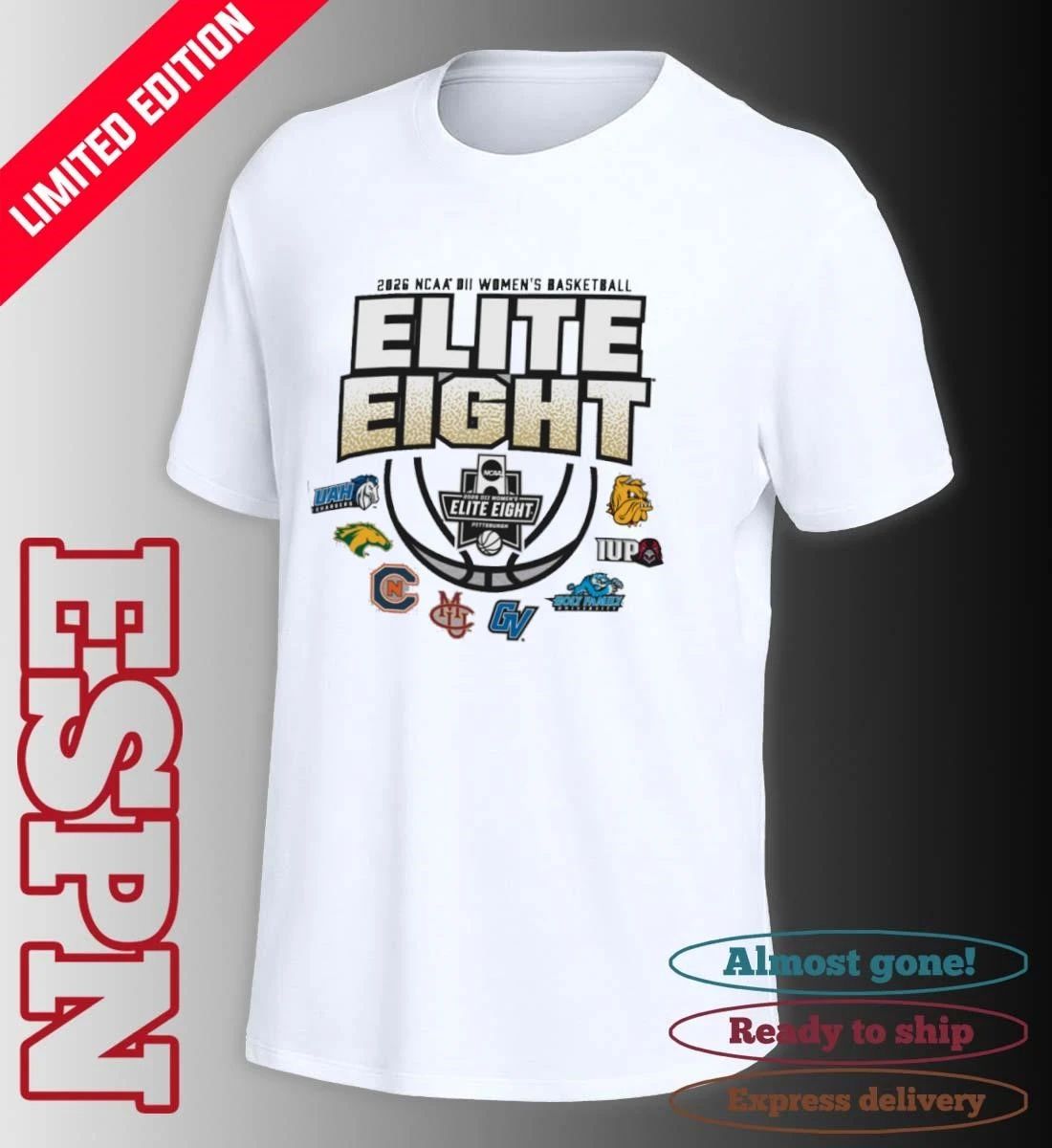 2026 NCAA DII Women’s Basketball Championship Elite 8 T-Shirt