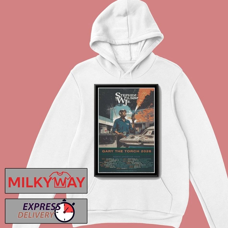 Stephen Wilson Jr Gary The Torch Tour 2026 Poster shirt