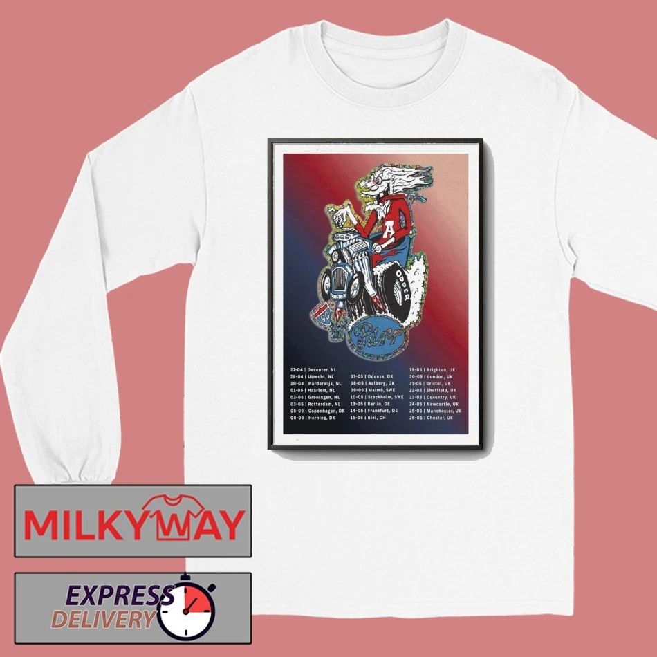 Charlie Parr Europe + UK Spring 2026 Poster shirt