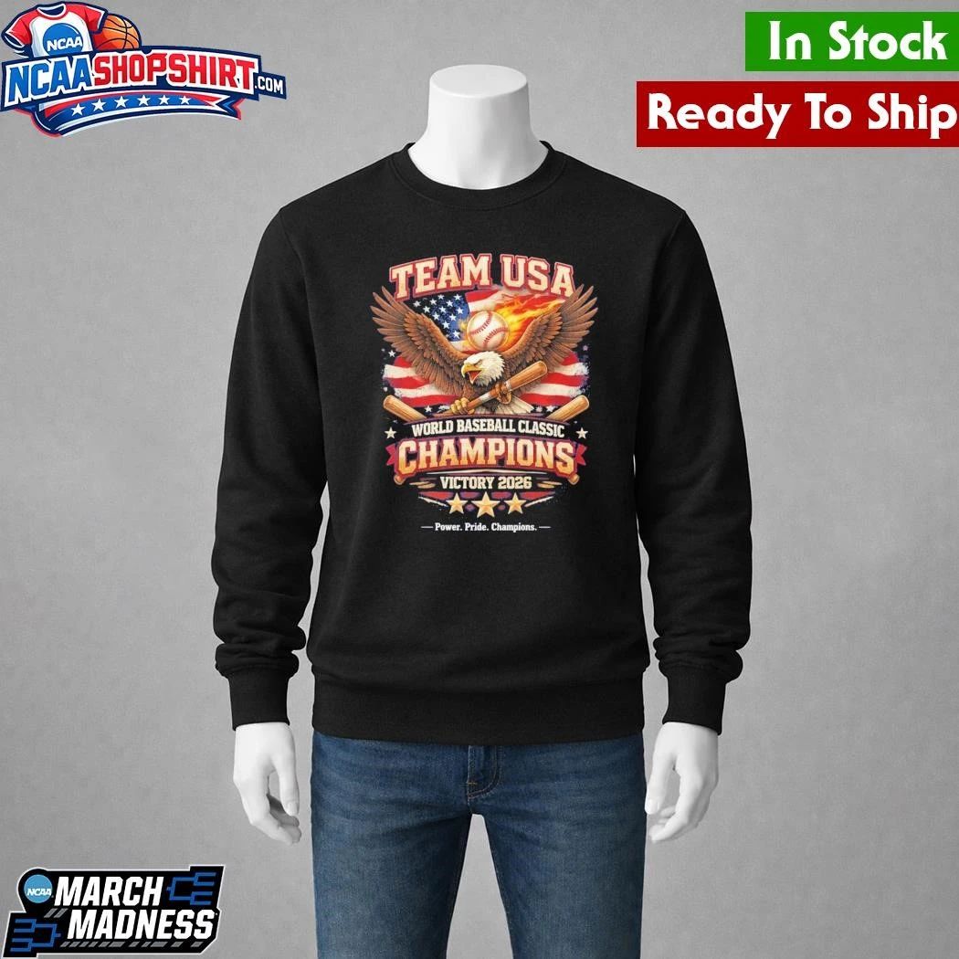 Team USA World Baseball Classic Champions Victory Shirt