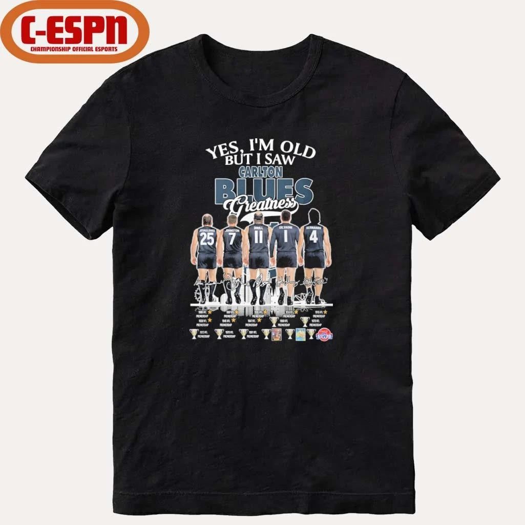Yes, I’m Old But I Saw Carlton Blues Greatness Shirt