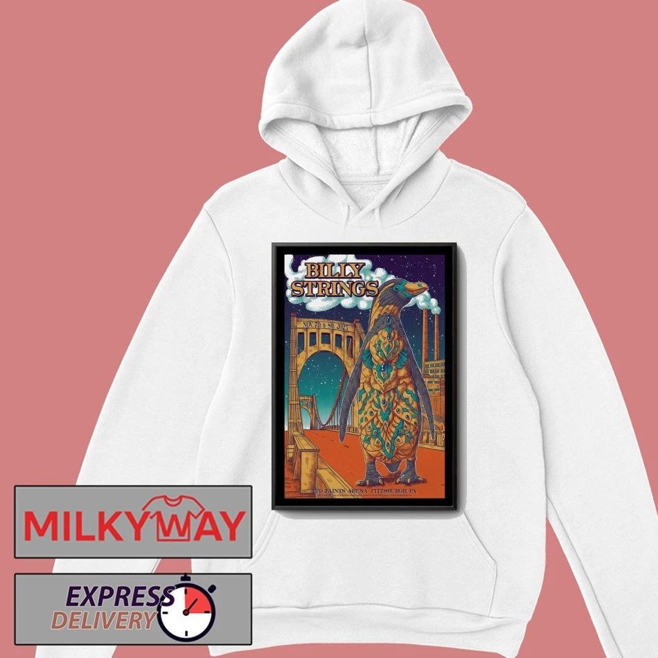 Poster Billy Strings Show Pittsburgh, PA 2025 November 7 + 8 shirt