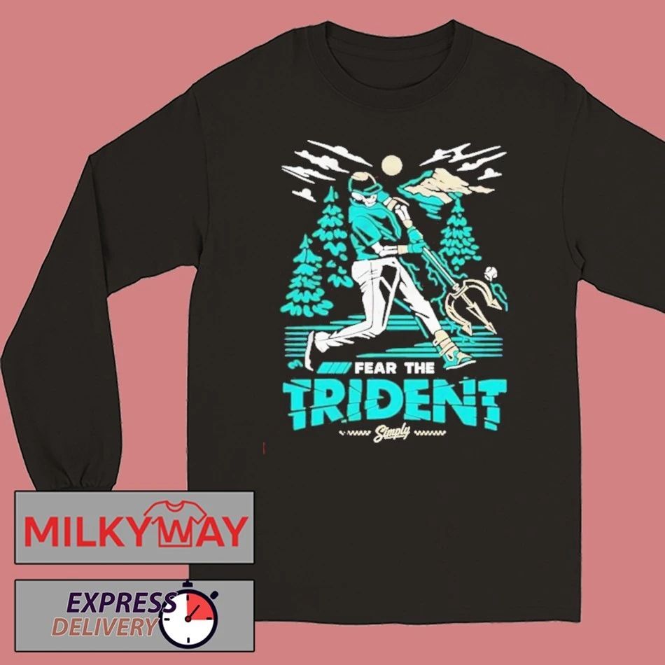 Seattle Mariners Skeleton Fear The Trident Shirt