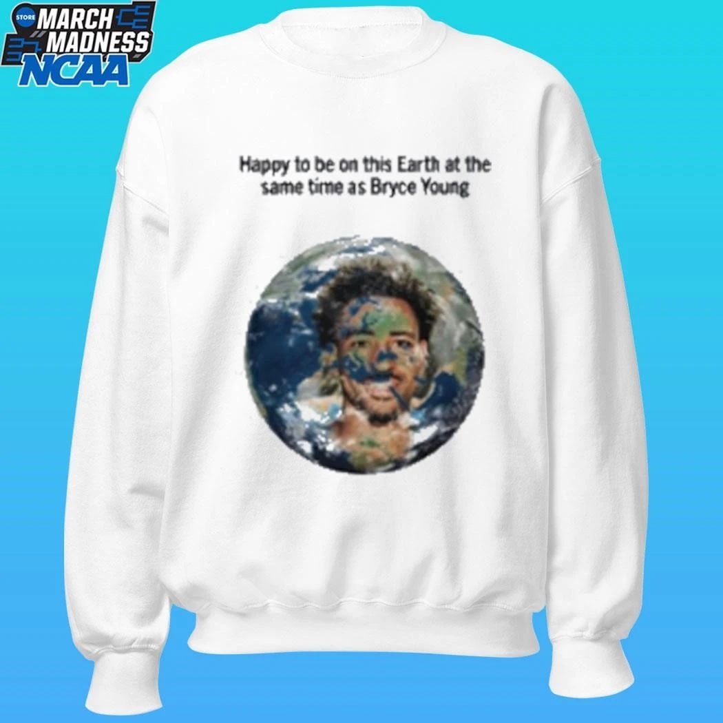 Bryce Young Happy Earth Day At The Same Time As 2026 Shirt