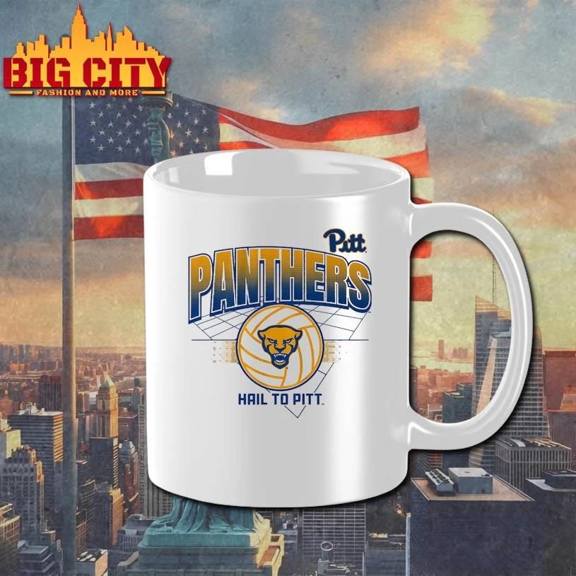 Pitt Panthers Volleyball Grid Graphic Shirt