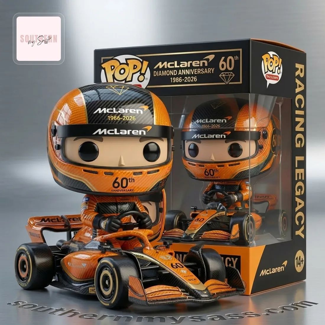 Mc ‘aren 1966-2026 60th Anniversary Pop Figure Doll