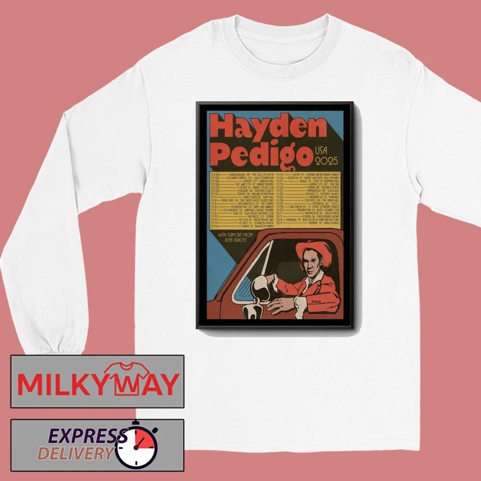 Hayden Pedigo USA 2025 Tour Poster shirt