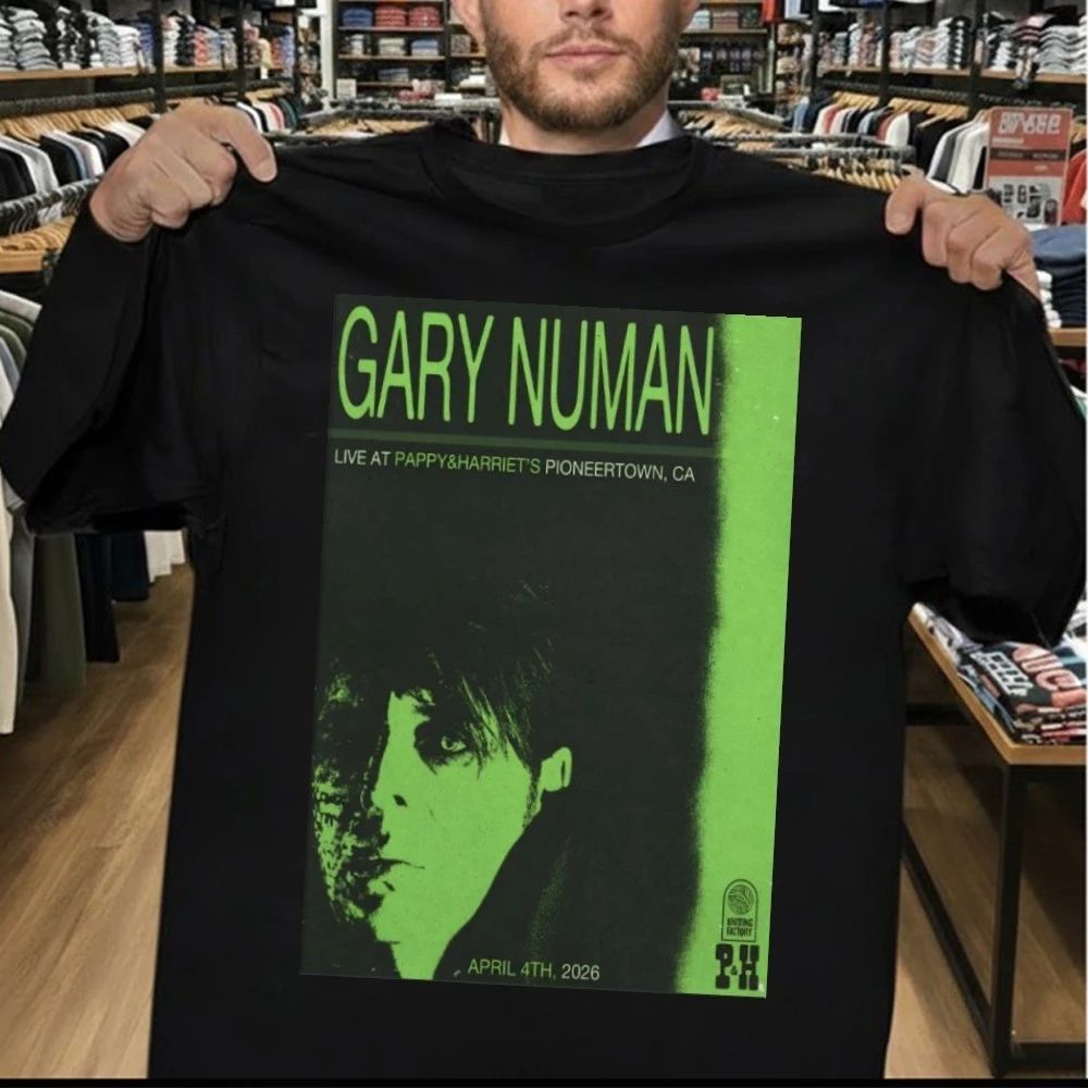 Gary Numan Apr 4 2026 Pappy-Harriet’s in Pioneertown CA Poster Shirt