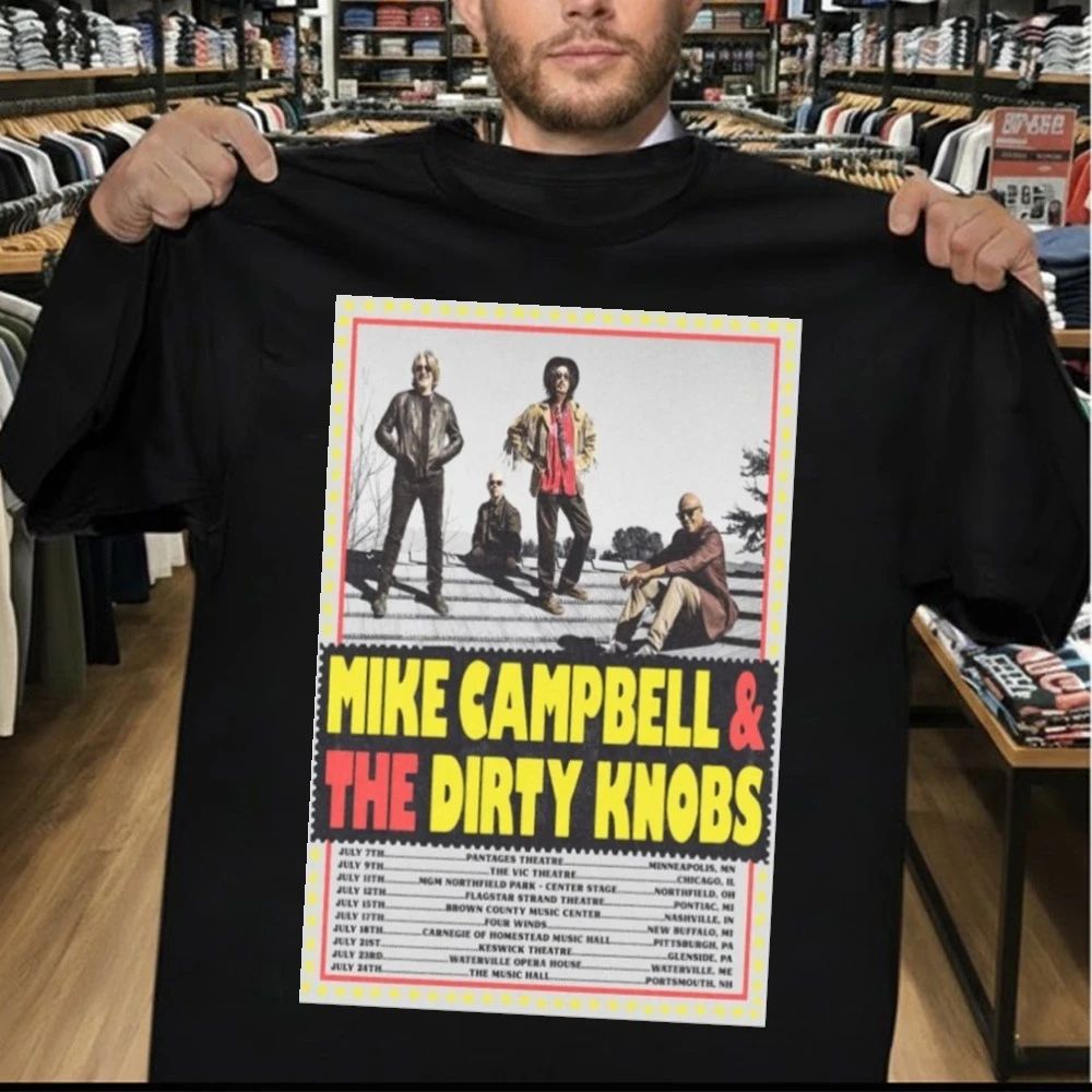 Mike Campbell & The Dirty Knobs Summer Tour 2026 Poster Shirt