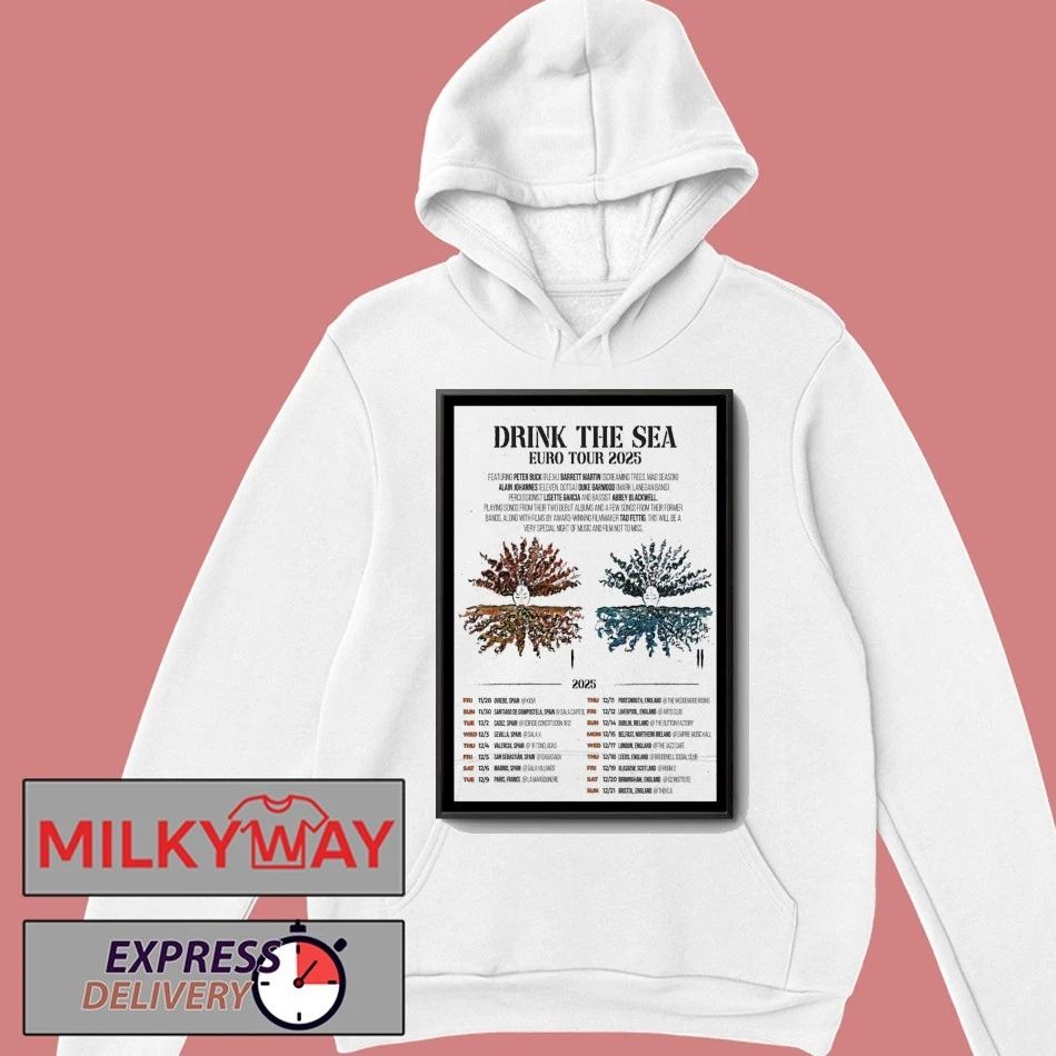 Drink The Sea Euro Tour 2025 Poster shirt