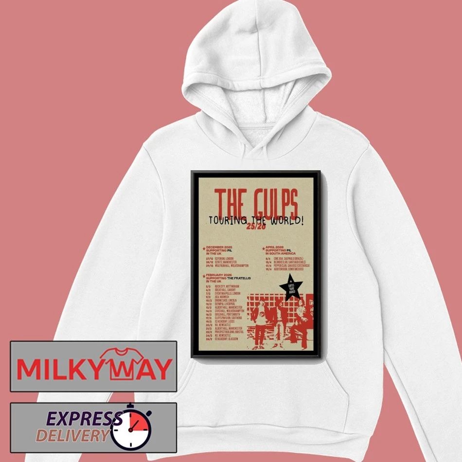 The Gulps Touring The World 2025-2026 Poster shirt