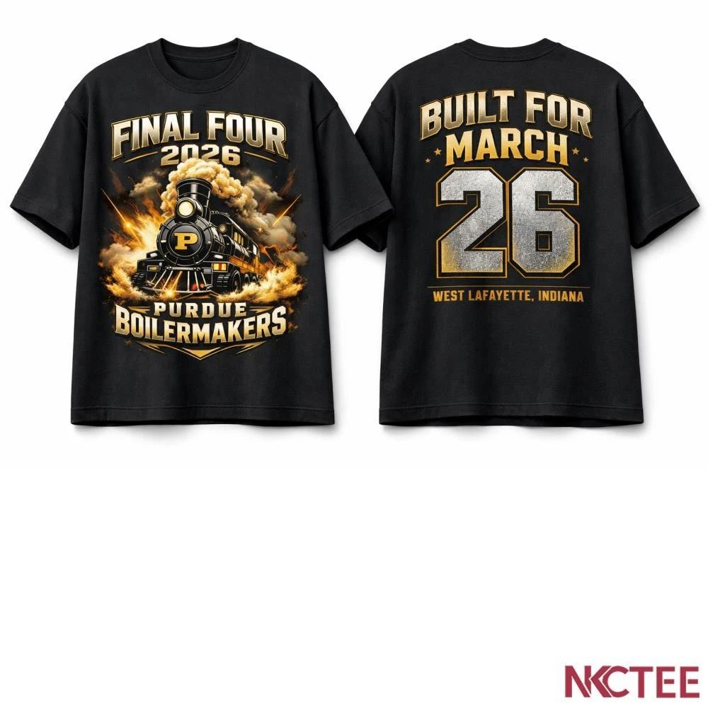 NKCtees Purdue Boilermakers Final Four 2026 Shirt – Boiler Dynasty March Madness Tee