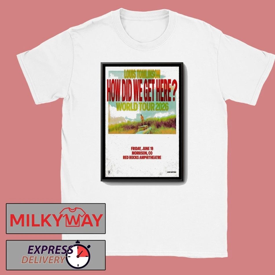 Louis Tomlinson June 19 2026 Red Rocks Amphitheatre Morrison CO Poster shirt