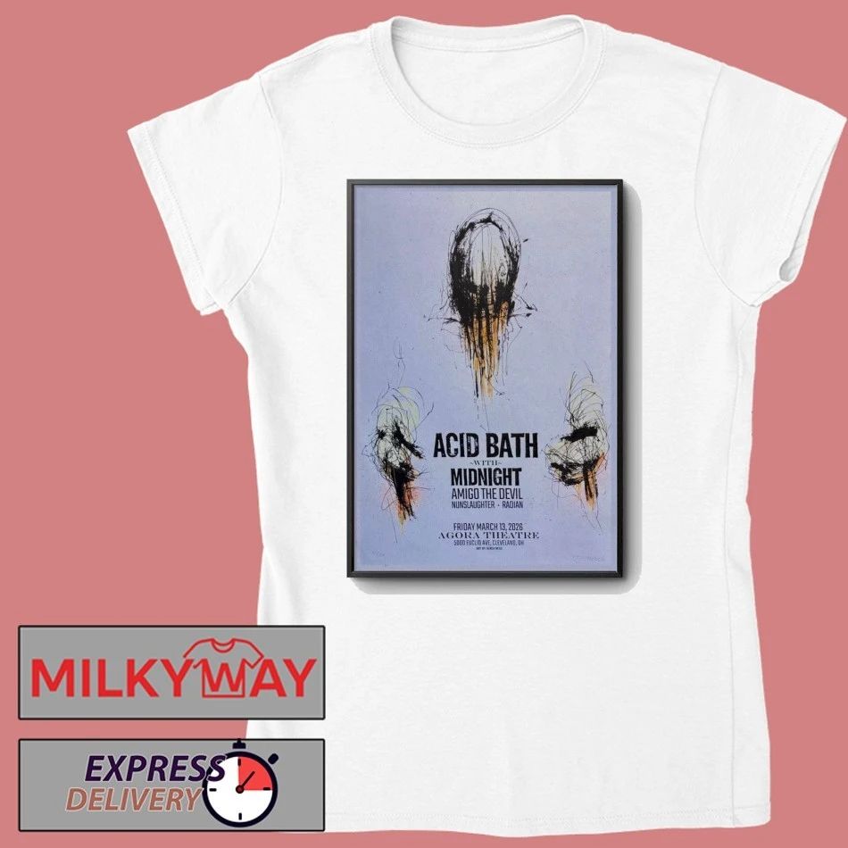 Cleveland, Ohio Poster Acid Bath Mar 13 2026 shirt