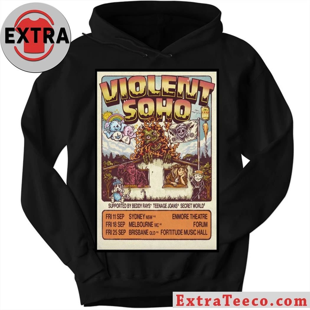 Violent Soho In Brisbane QLD On Sept 25 2026 Poster Shirt