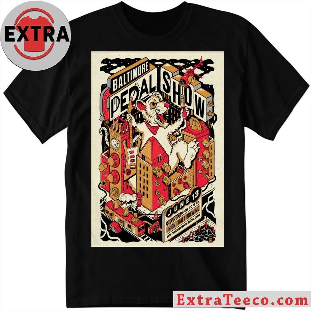 Baltimore Pedal Show June 13 2026 Baltimore MD Poster Shirt