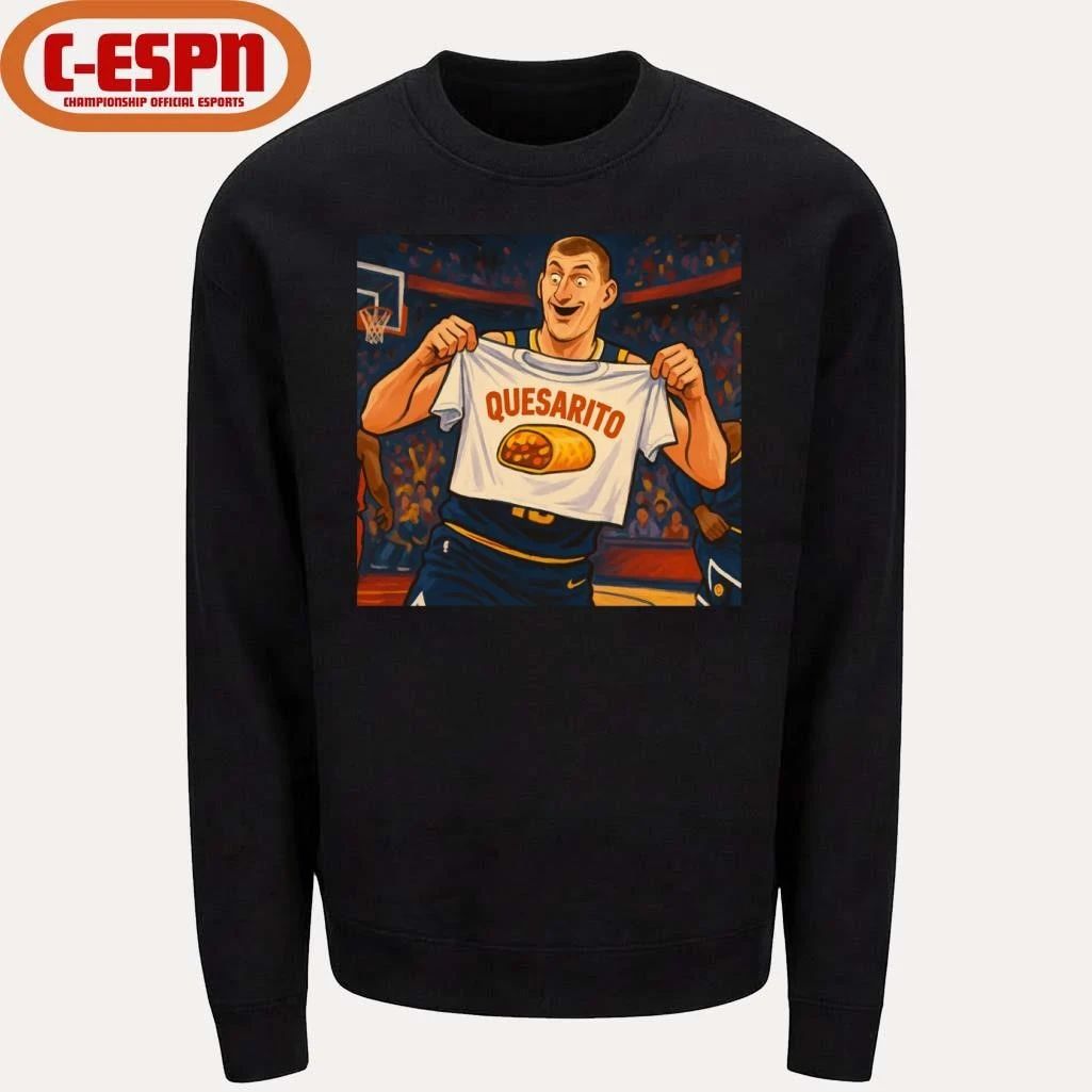 Nikola Jokić with Quesarito Shirt