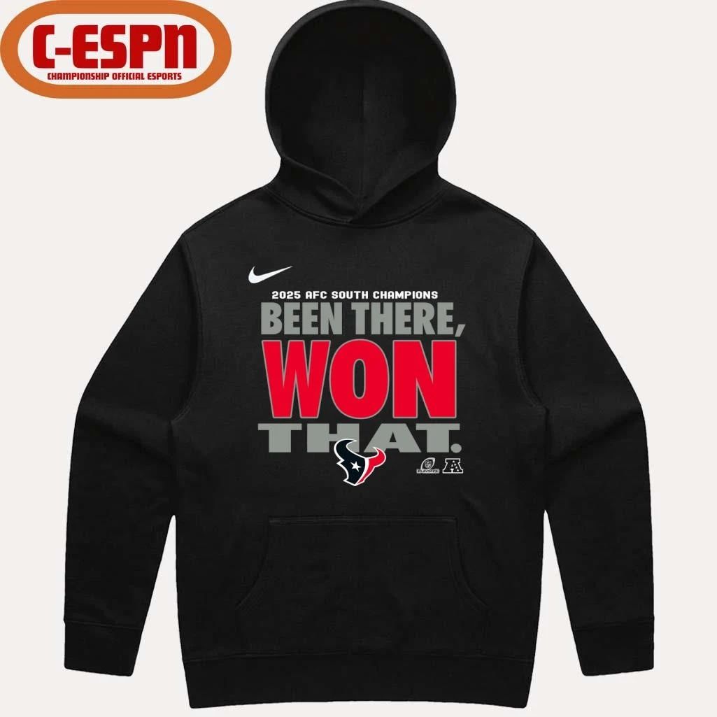 Houston Texans 2025 AFC South Champions Been There, Won That T-Shirt